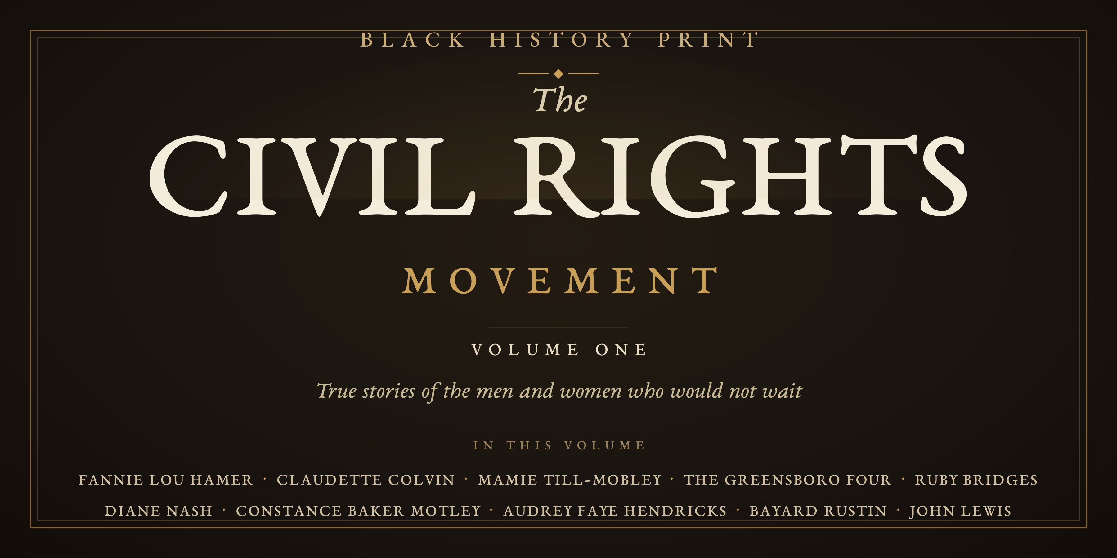 Cover of The Civil Rights Movement, Volume One